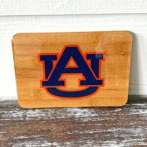 SMALL Auburn Tigers Cutting Board Resin Wood Charcuterie Cheese Gift War Eagle